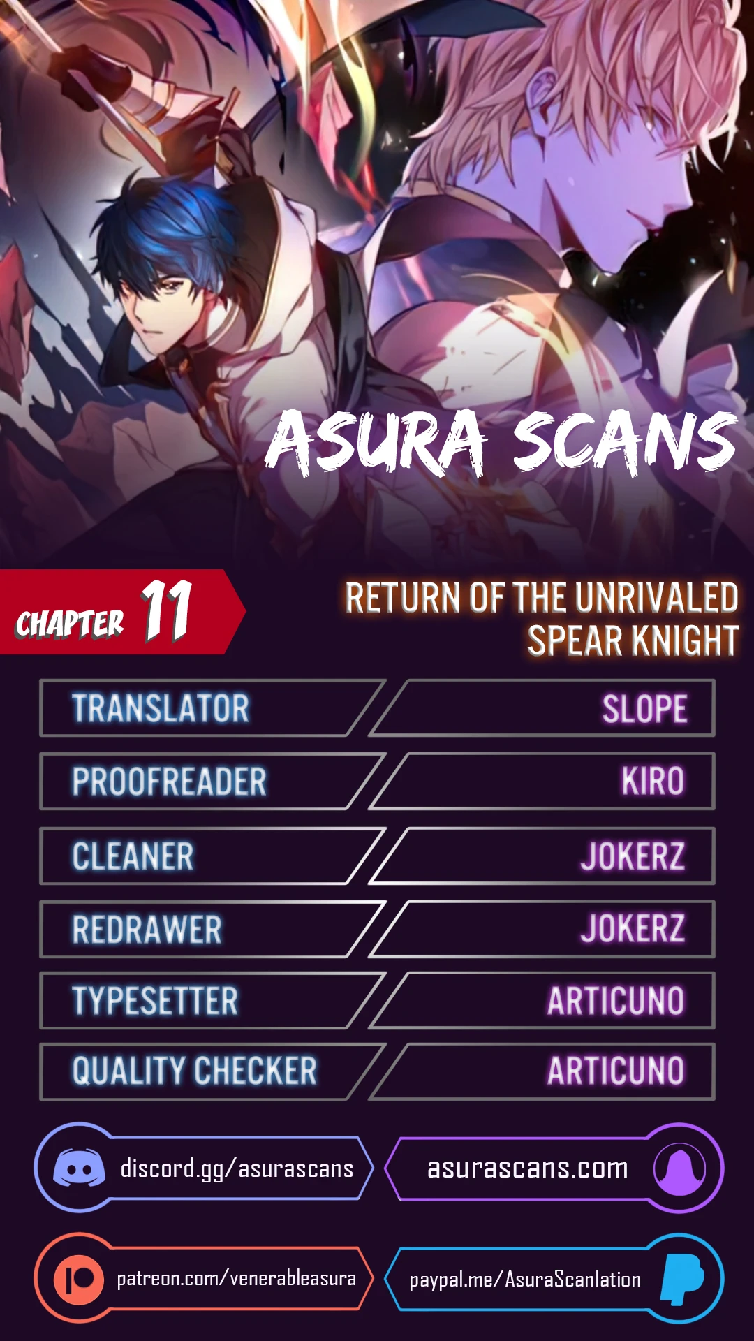 Return of The Unrivaled Spear Knight Chapter 11 Page 1