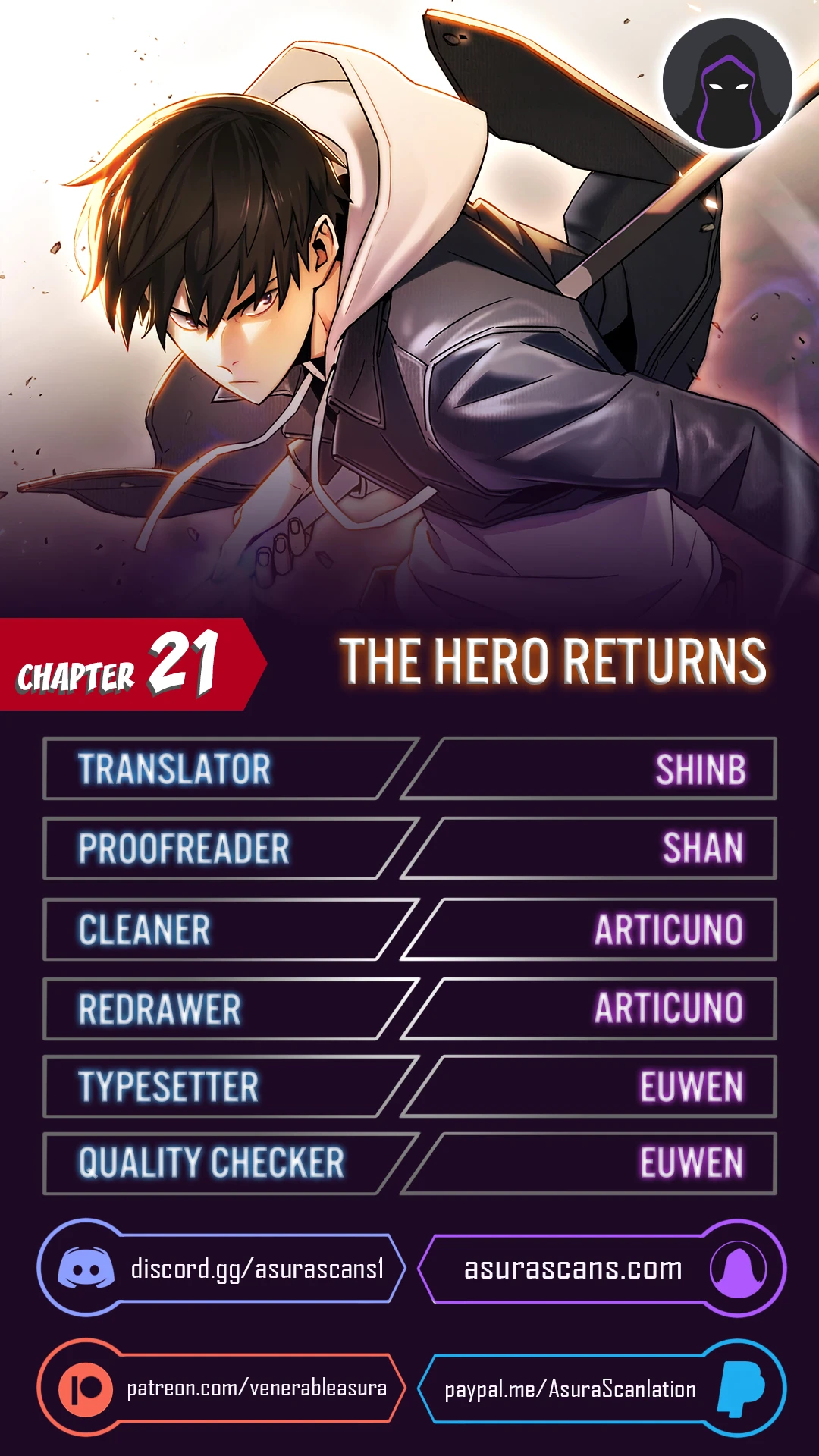 The Hero Returns Chapter 21 Page 1