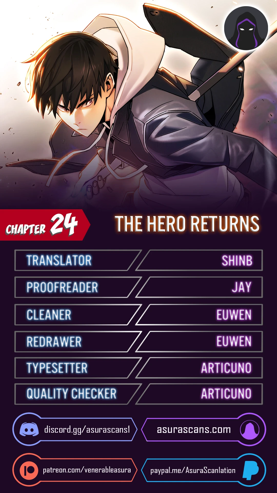 The Hero Returns Chapter 24 Page 1